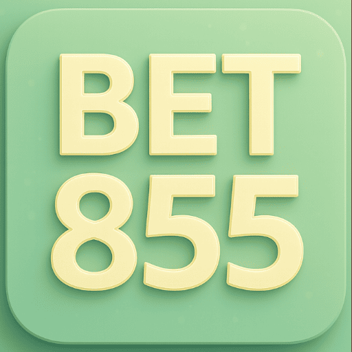 Imagem promocional da BET855 mostrando a plataforma e suas vantagens